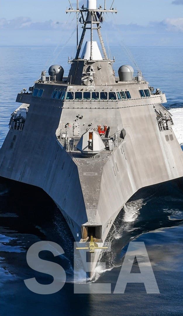SEA — littoral combat ship underway